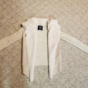 Cream sweater jacket small